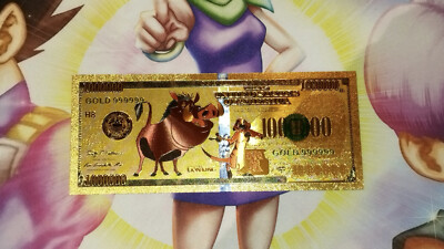Timon Pumba Ticket Karte Disney König der Löwen Ticket Goodies Banknote