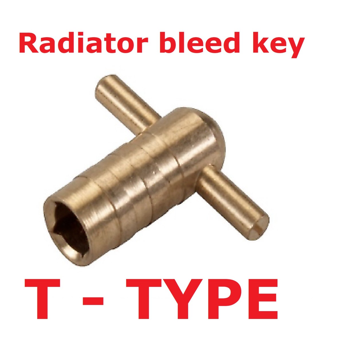 SOLID BRASS CENTRAL HEATING RADIATOR BLEED VALVE/VENT KEY AIR LOCK
