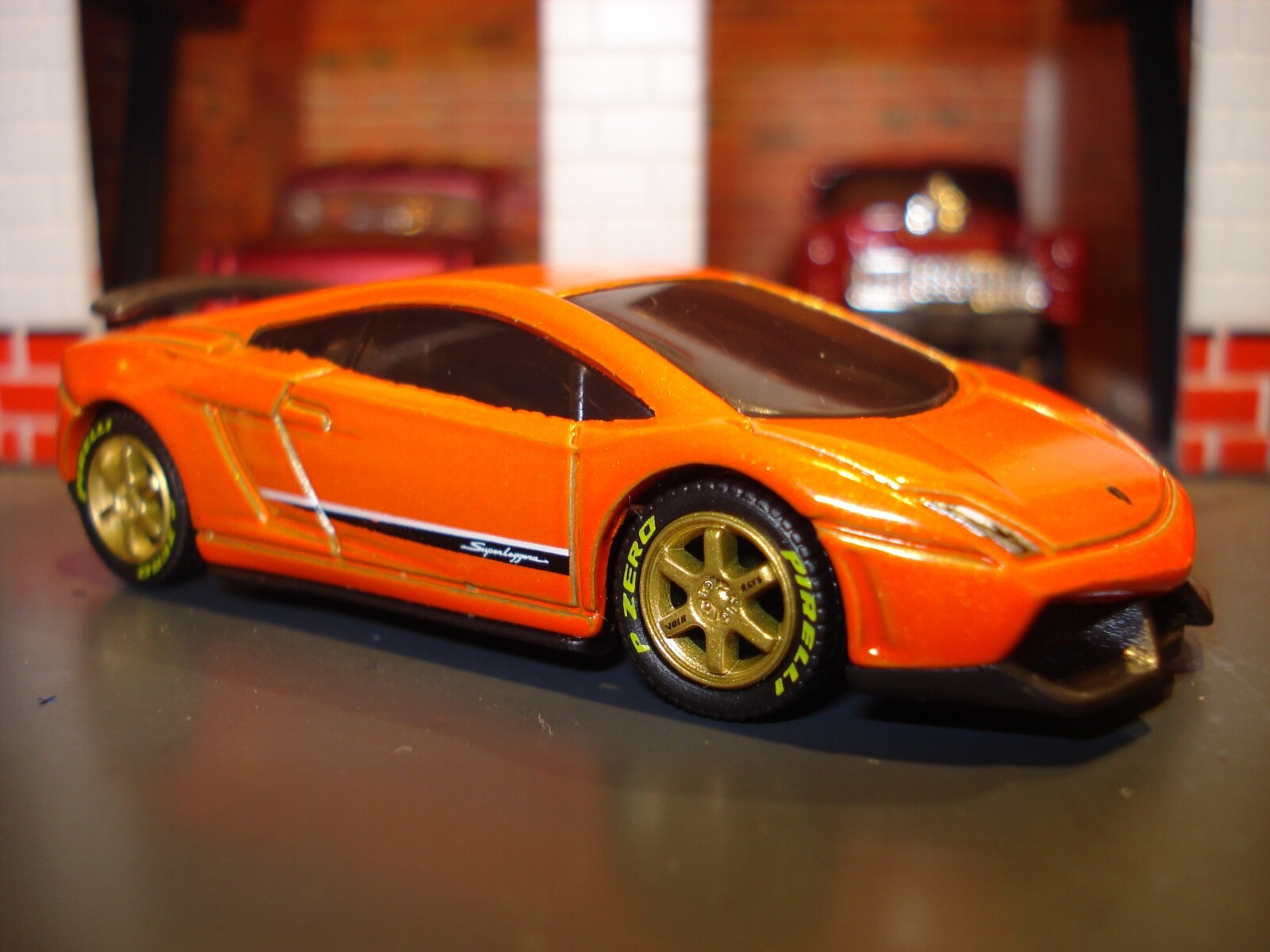 LAMBORGHINI GALLARDO CUSTOM EDITION 1/64 HW CUSTOM WHEELS AND TIRES ADDED DETAIL-image