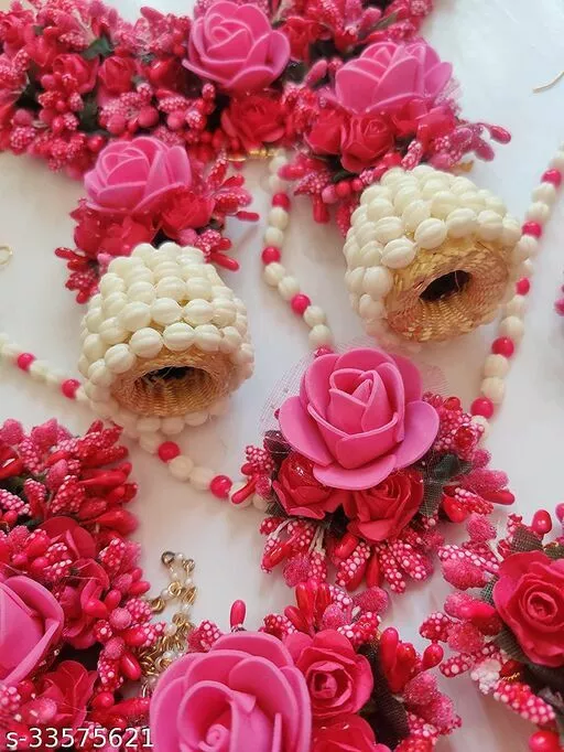Baby shower hotsell artificial flower jewellery