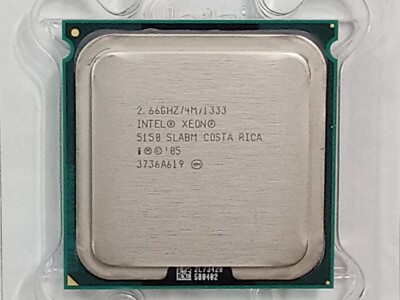 INTEL XEON SLABM 5150 2.66GHZ CACHE 4MB 1333MHZ SOCKET LGA 771 CPU PROCESSOR