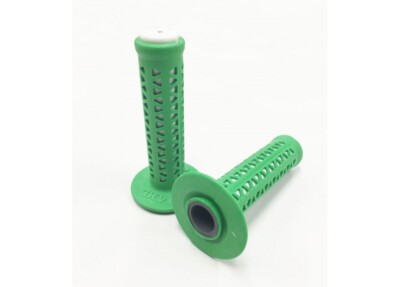 Bmx Race Racing AME Griffe Grips Unitron Grün/Weiß Oldschool Newschool MTB DH