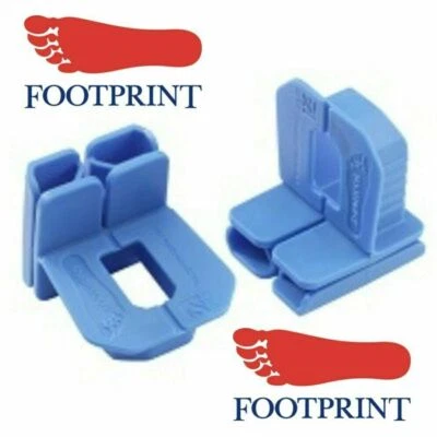 FOOTPRINT TOOLS 2 x FOOTPRINT Builders Brickies Bricklayers Line Corner Blocks - setting out