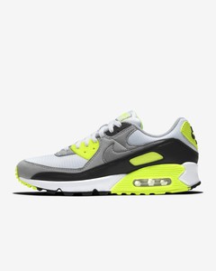 NIKE AIR MAX 90 CD0881-103 WHITE PARTICLE GREY BLACK VOLT 2020 OG RETRO | eBay