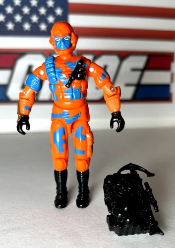 GI Joe Cobra Alley Viper v1 *NICE CONDITION w/backpack!* 1989 Action Figure