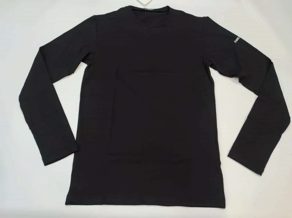 MAGLIA MANICA LUNGA UOMO TINTA UNITA SOTTO GIACCA O INTIMO - Immagine 2 di 4