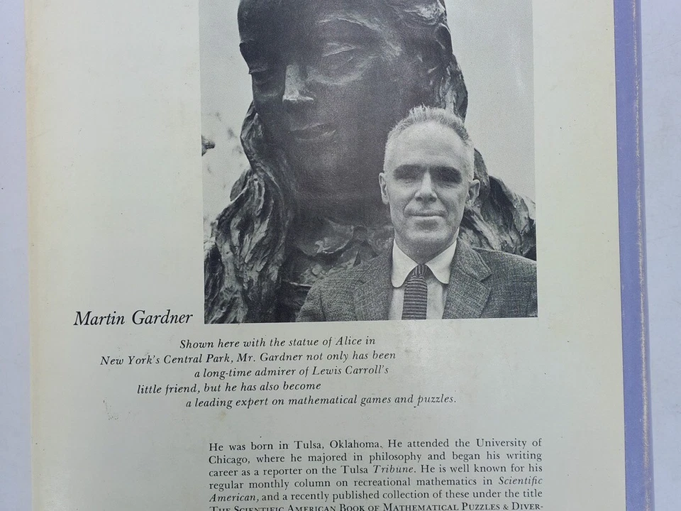 The Annotated Alice -Alice in Wonderland, Thru Looking Glass illustr 1960 HCDJ - Image 3 of 4