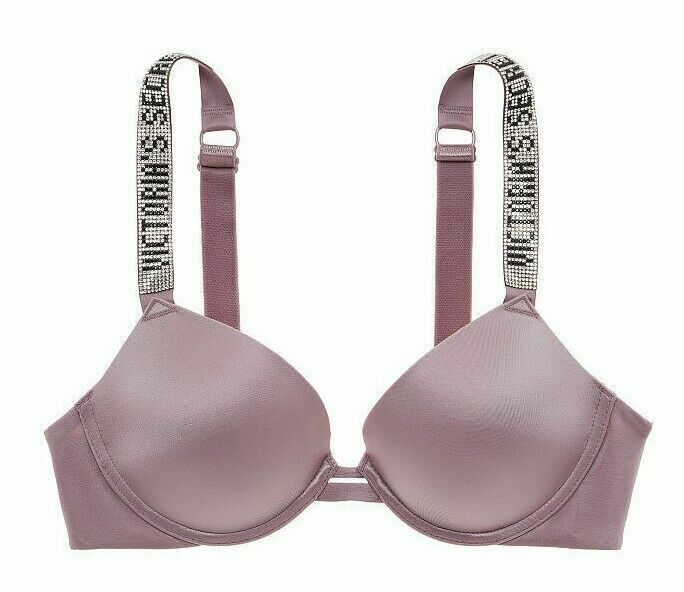 Victoria's Secret Bombshell 3 Pcs Shine Strap Bra Set Light Pink 38D