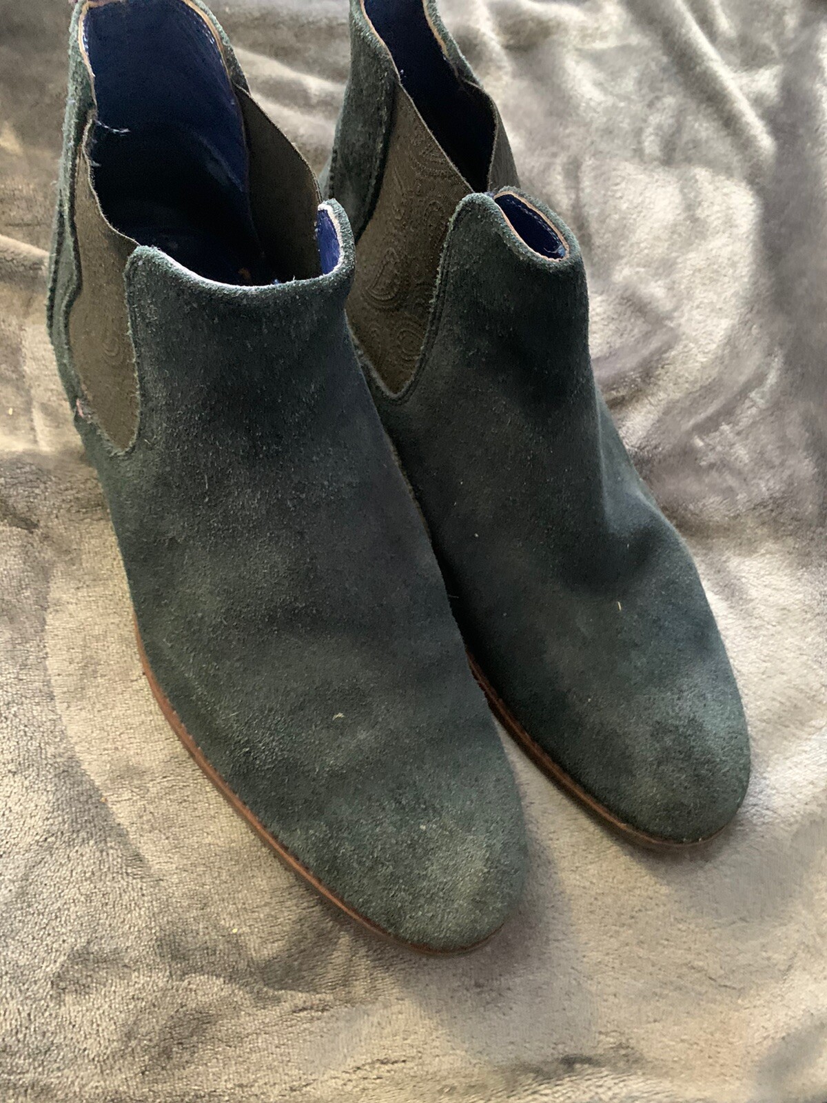 chelsea boots men suede Ted Baker Blue 