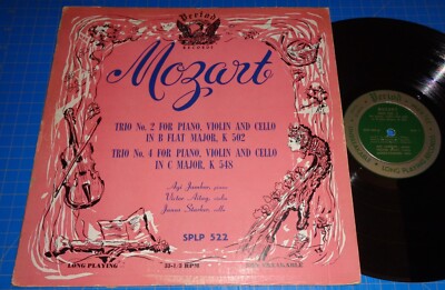 Janos Starker/Agi Jambor/Victor Aitay MOZART Trios K.502 & 548 - Period SPLP 522