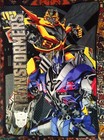 Vintage TRANSFORMERS 50x60 Fleece Blanket 2007 Northwest nice shape Bumblebee