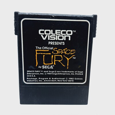 Space Fury , Colecovision, Coleco 1982, Cartridge Only, Tested - Works
