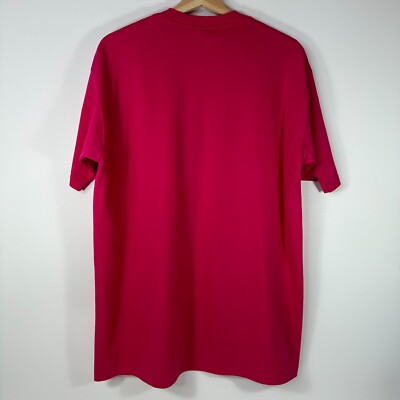 Vintage JERZEES 50/50 Blank Pink T-Shirt Crew Neck Made in USA