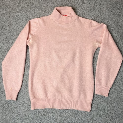 Halston, Maglione vintage Halston III grande rosa lana di agnello angora coniglio capelli pullover