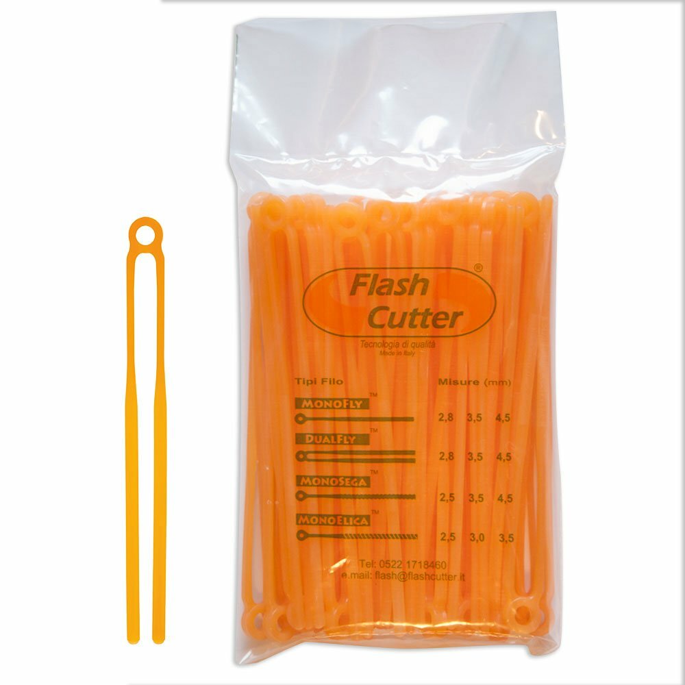 40 PZ FILO PER DECESPUGLIATORE 3,5 MM FLASH CUTTER LAMELLE DUALFLY ROVI ERBA