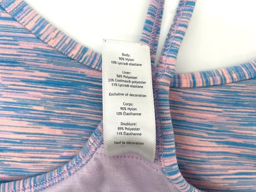 EUC Ivivva Lululemon Athletic Tank Top in Blue & Pink 8 - Picture 11 of 11