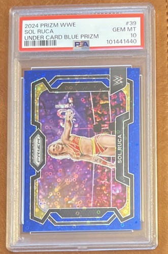 PSA 10 SOL RUCA Undercard Blue Prizm Disco /25 2024 WWE PANINI PRIZM NXT LOW POP - 第 1/3 張圖片