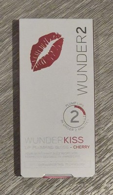 WUNDERKISS Lip Plumping Gloss CHERRY - Instant Fuller Lips with Collagen UVP 17,95