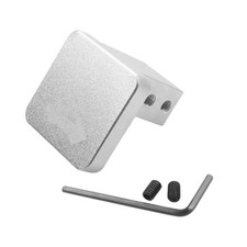 Car Hood Latch Release Handle Cable Repair Kit, Aluminum Alloy Hood Silver