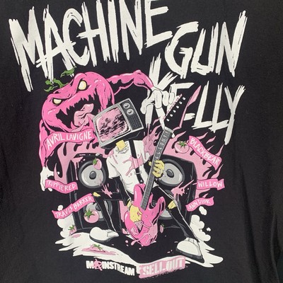 MACHINE GUN KELLY Shaka Wear 2XL MAINSTREAM SELLOUT Tour  22 Concert T-shirt. A1