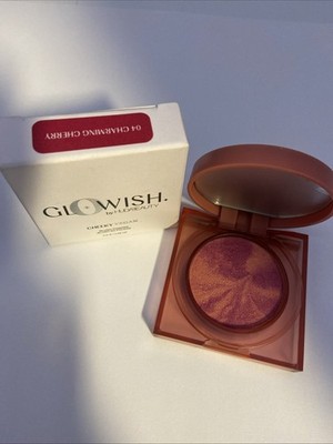 GloWish by Huda Beauty 04 CHARMING CHERRY Cheeky Vegan Blush Powder 0.08oz