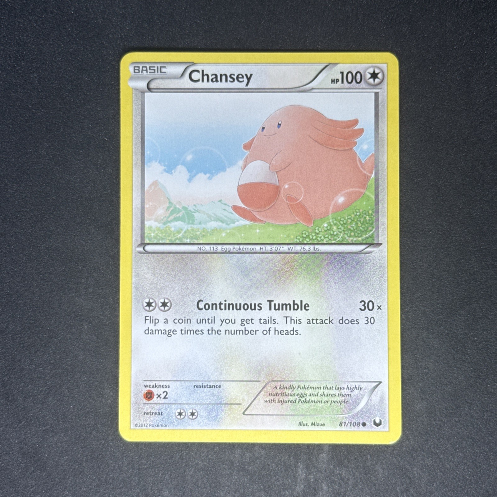NM Chansey 81/108 Dark Explorers Regular