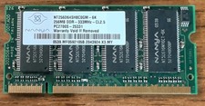 NANYA NT256D64SH8C0GM-6K DDR1 256MB 333MHZ CL2.5 PC2700S-25331 DDR1 SODIMM RAM
