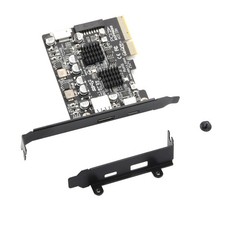PCIe 3.0 to USB 3.2 Gen2 10Gbps Expansion Card With Dual 10Gbps Ports New