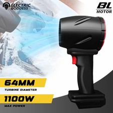 Cordless 18V Handheld Air Blower with Brushless Turbine - Portable 1100W