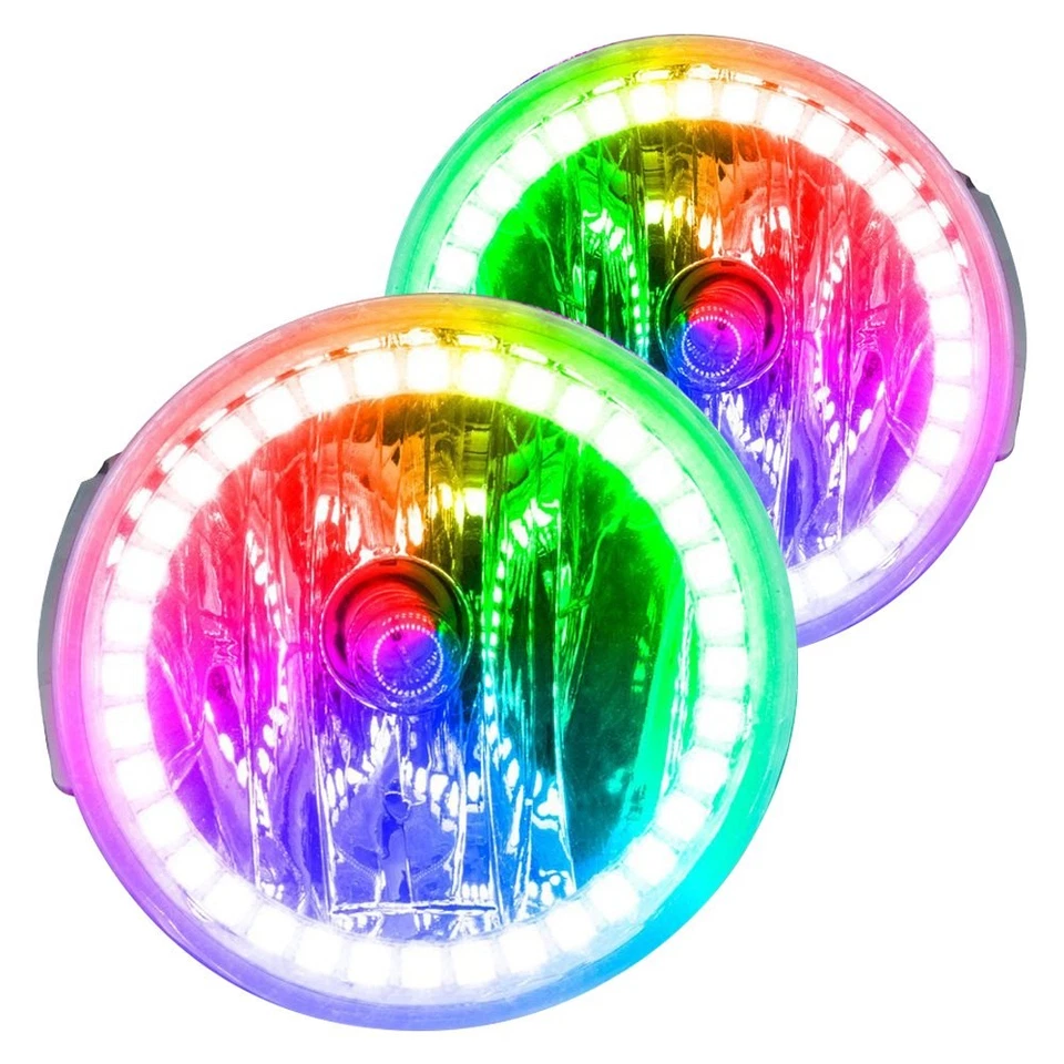 LED Fog Lights Halo Ring Lights ColorSHIFT For 2008 Ford Explorer Sport Trac Foto 2 de 4