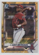 2021 Bowman Chrome Draft Sapphire Gold 3/15 Trent Deveaux #BDC-133 9hx