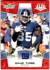 2008 Score #208 David Tyree Super Bowl XLIII