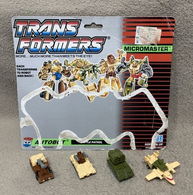 G1 Transformers vintage original Micromasters Autobot BATTLE PATROL