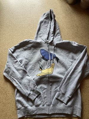 Donald Duck Disney Sweatjacke Hoody grau L NEU