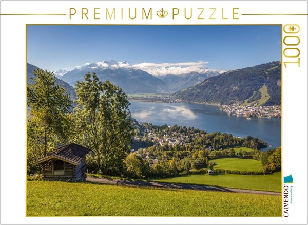Calvendo Puzzle Blick Auf Den Zeller See | 1000 Teile Lege-GrößE 64 × 48 Cm Foto-image