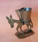 Vintage Engel Brothers 925 Sterling "DONKEY" Double TOOTHPICK HOLDER Mexico