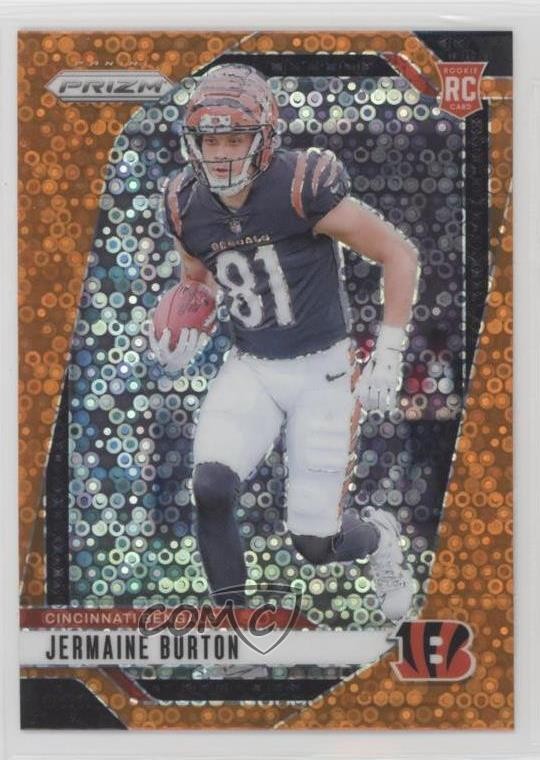 2024 Panini Prizm Rookies Disco Prizm Jermaine Burton #350 1bu3