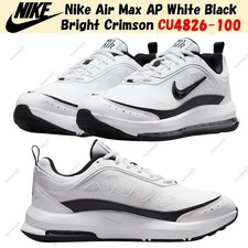 Nike Air Max AP White Black Bright Crimson CU4826-100 Men's Size