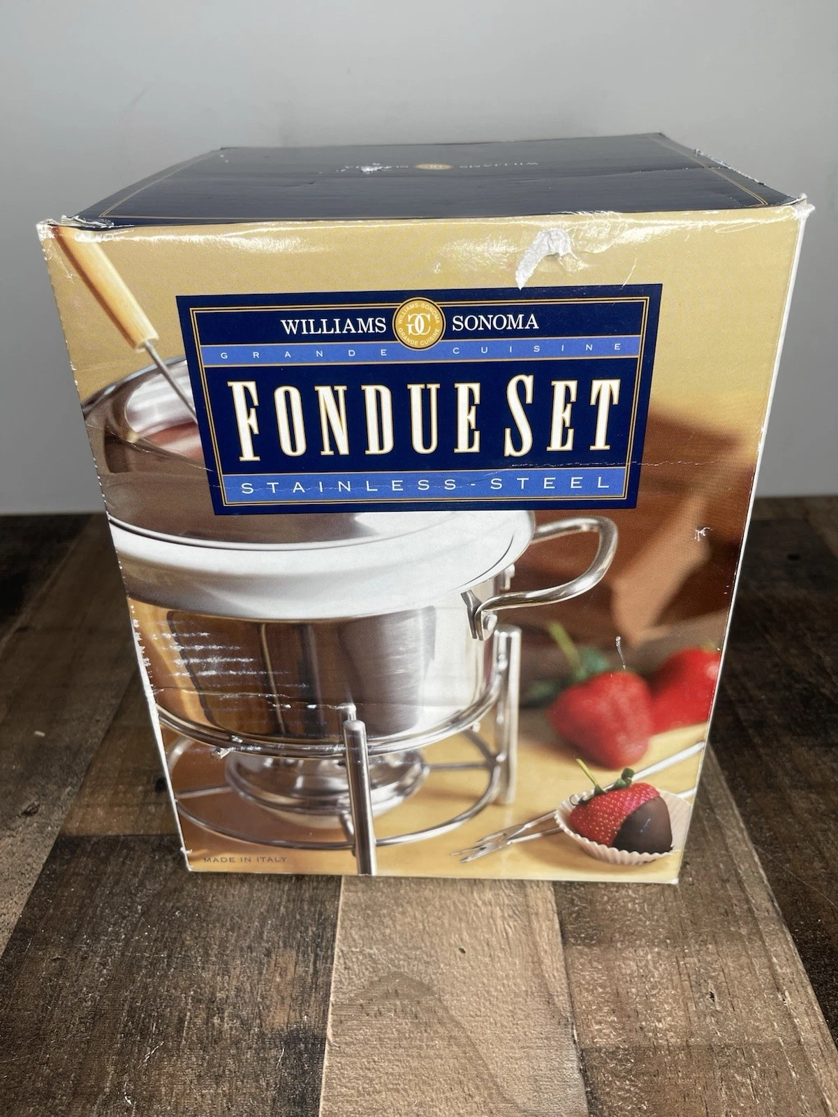 Williams Sonoma Vintage Fondue Set - Stainless Steel Made In Italy 1999
Opens in a new window or tab