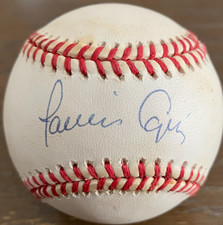 Javy Javier Lopez Atlanta Braves Signed ONL William White Baseball Authentic