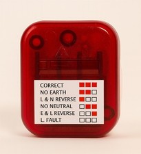 UK Plug-in Mains Tester Electrical Socket Saftey Fault Test Detector