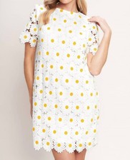 Flying Tomato Daisy Bliss Lace Mini Dress White
