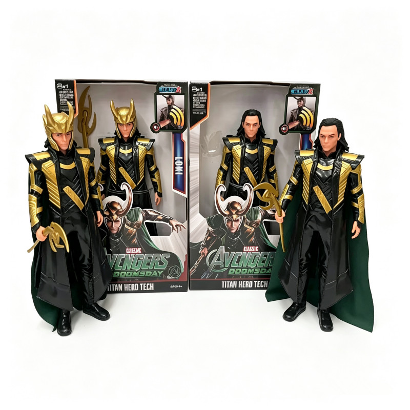 Talking LOKI Marvel Avengers Doomsday Titan Hero Series Sound Action Figures Toy