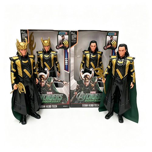 Talking LOKI Marvel Avengers Doomsday Titan Hero Series Sound Action Figures Toy