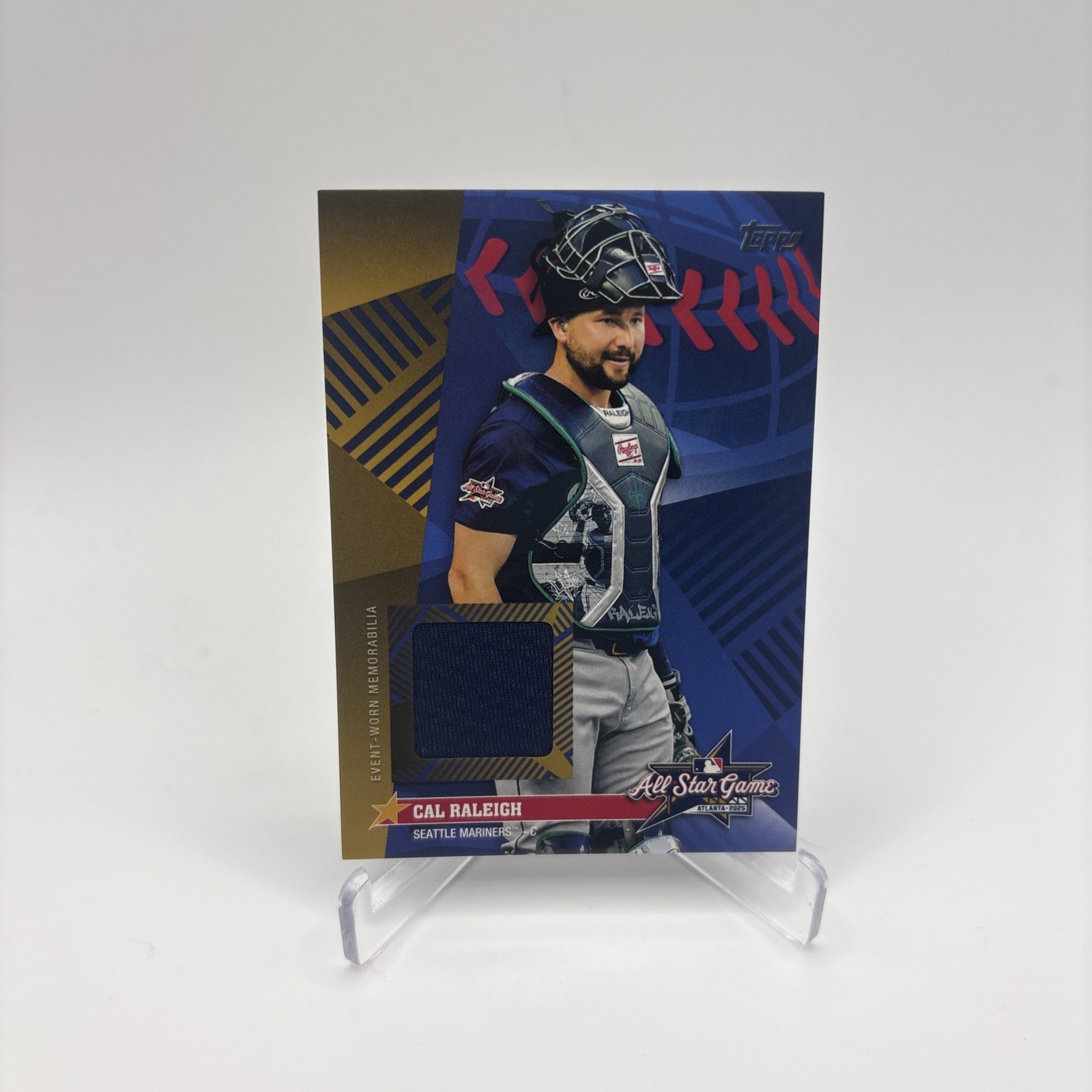 Cal Raleigh 2025 Topps Update #AS-CR All-Star Stitches - Gold /50 