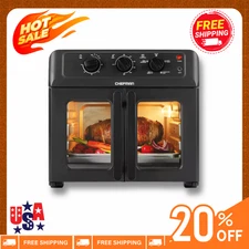 FLASH SALE - Chefman French Door 25-Liter Air Fryer Oven