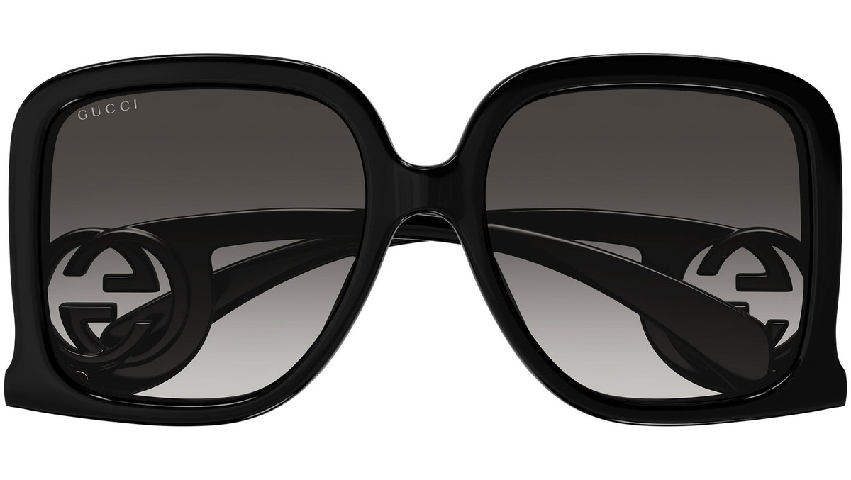 Gucci GG1326S Women's Sunglasses - Black/Gray (GG1326S-001 Gucci GG1326S Women's Sunglasses - Black/Gray (GG1326S-001