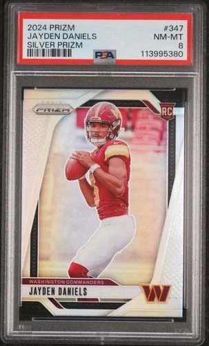 2024 Panini Prizm - Rookies Jayden Daniels #347 Silver Prizm (RC)