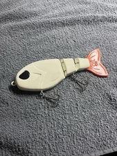 Throwback Baits Flee Shad “Bone” 6.75in / 3 Oz.