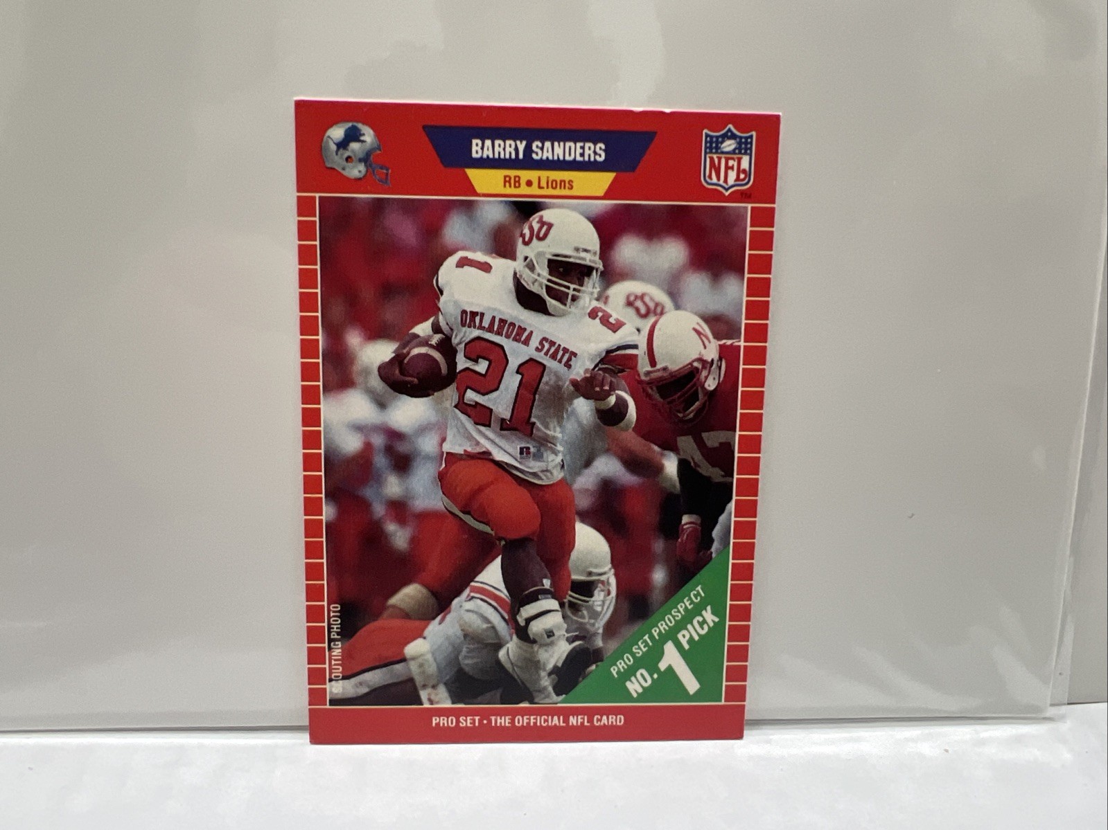 1989 Pro Set - #494 Barry Sanders (RC)